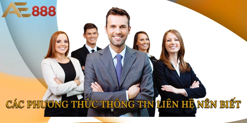 Các phương thức thông tin liên hệ nên biết